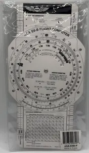 ASA AirClassics E6-B Aviation Pilot Flight Computer Wheel With CASE
